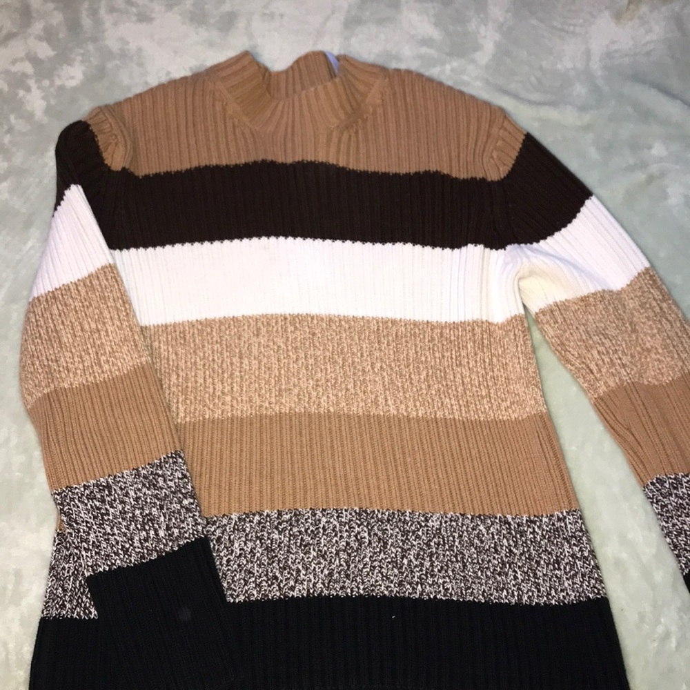 multi colored sweater